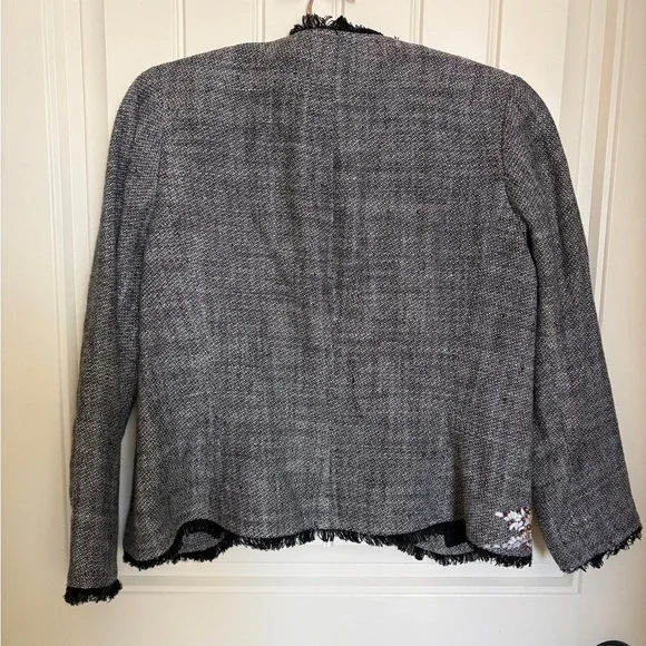 Rickie Freeman for Teri Jon Floral Embroidered Blazer - Picture 7 of 7